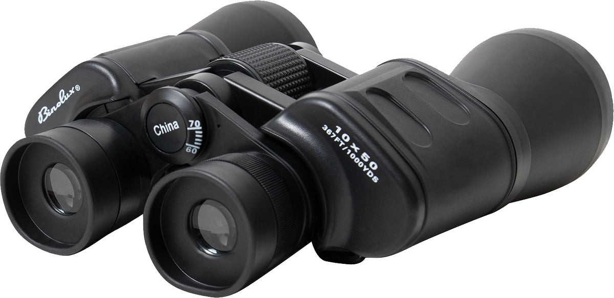 Black - Military GI Style Wide Angle Binoculars 10 x 50mm