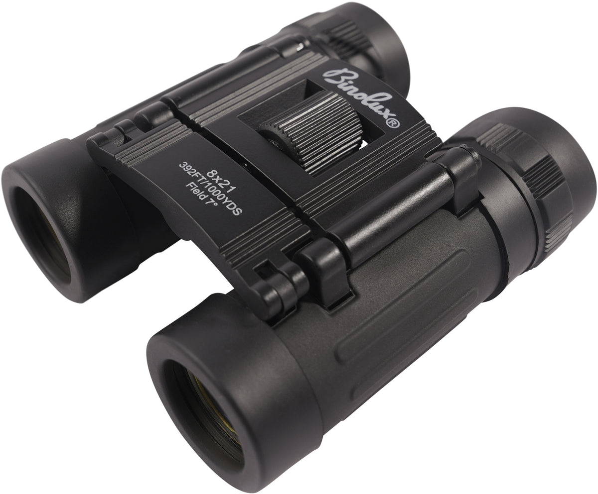 Black - Military GI Style Compact Binoculars 8 x 21mm