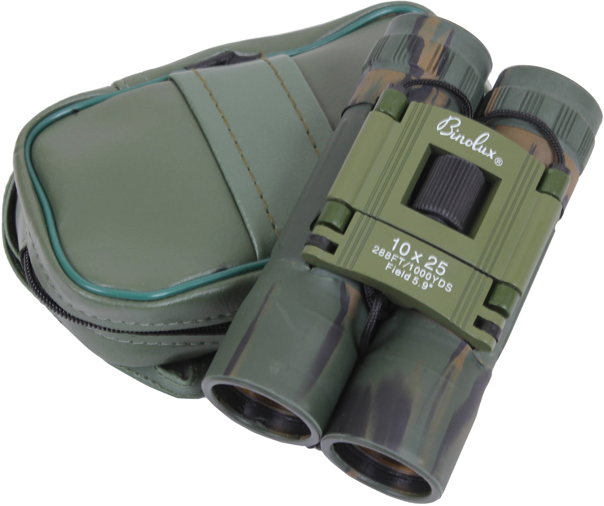 Woodland Camouflage - GI Compact Binoculars 10 x 25mm