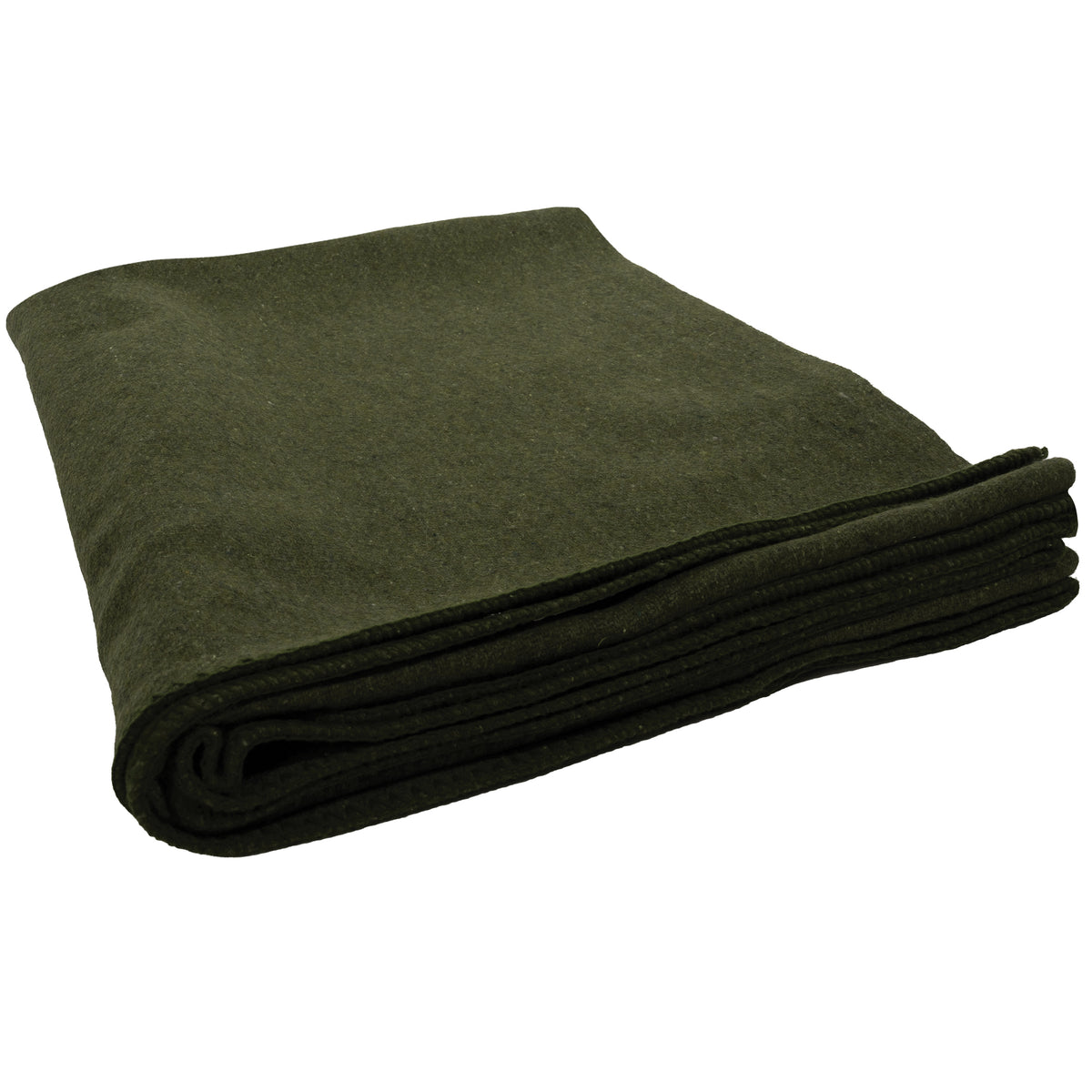 Olive Drab - Warm Rescue Blanket 60 in. x 80 in. - Wool