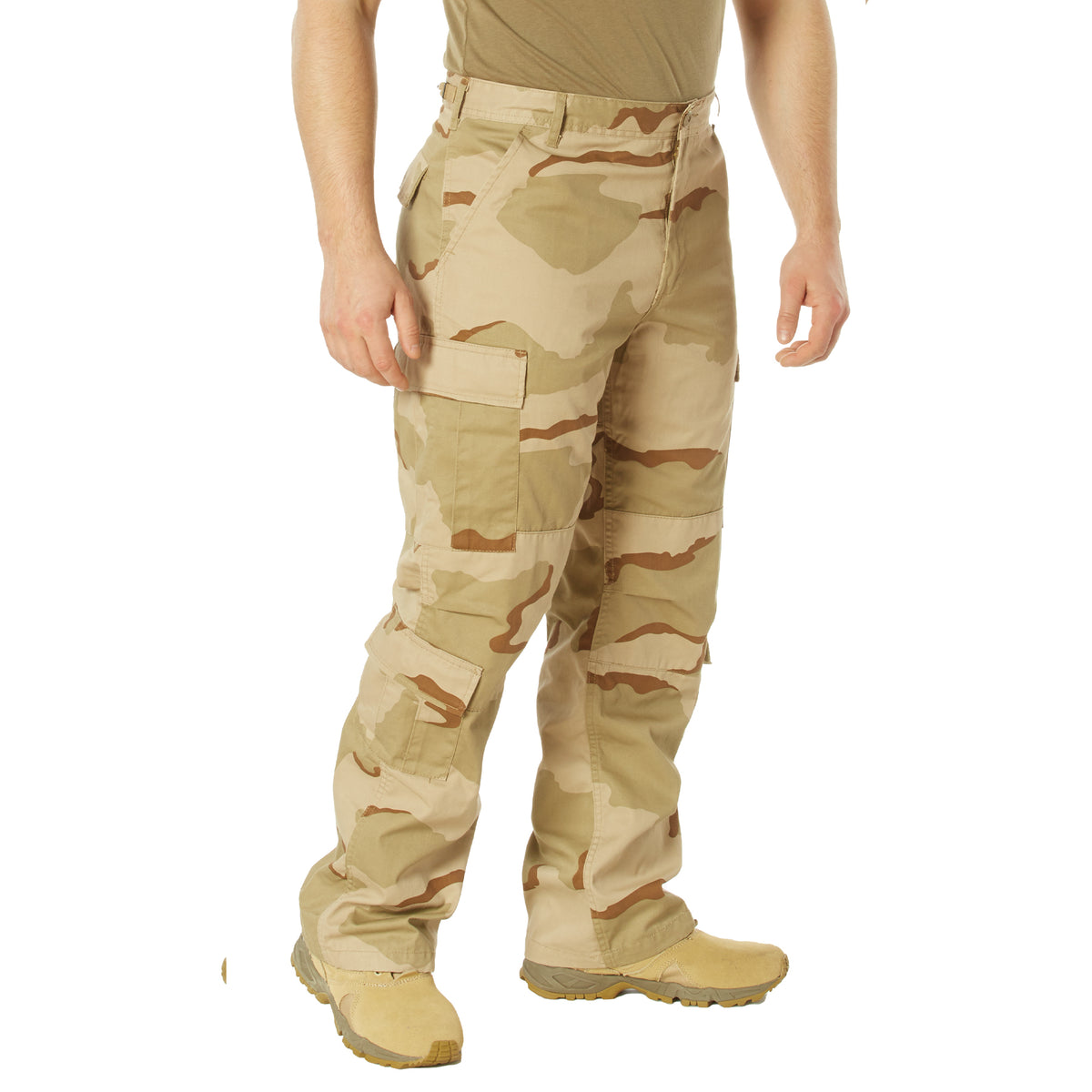 Tri-Color Desert Camouflage - Military Vintage Paratrooper Fatigues