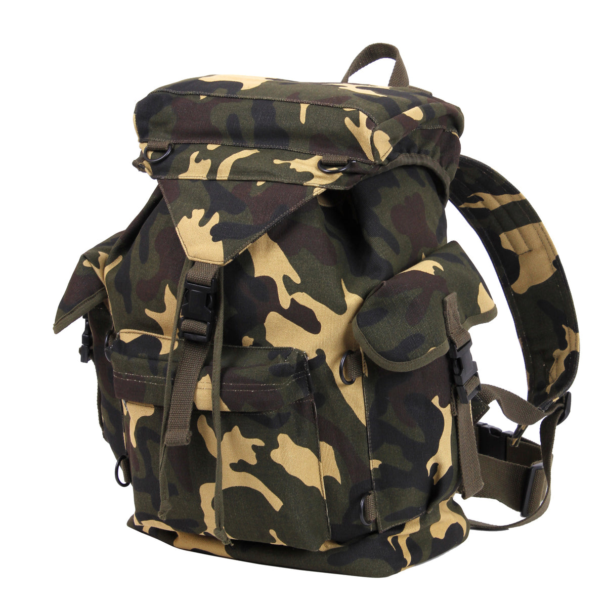 Woodland Camouflage - Outdoorsman Rucksack Backpack