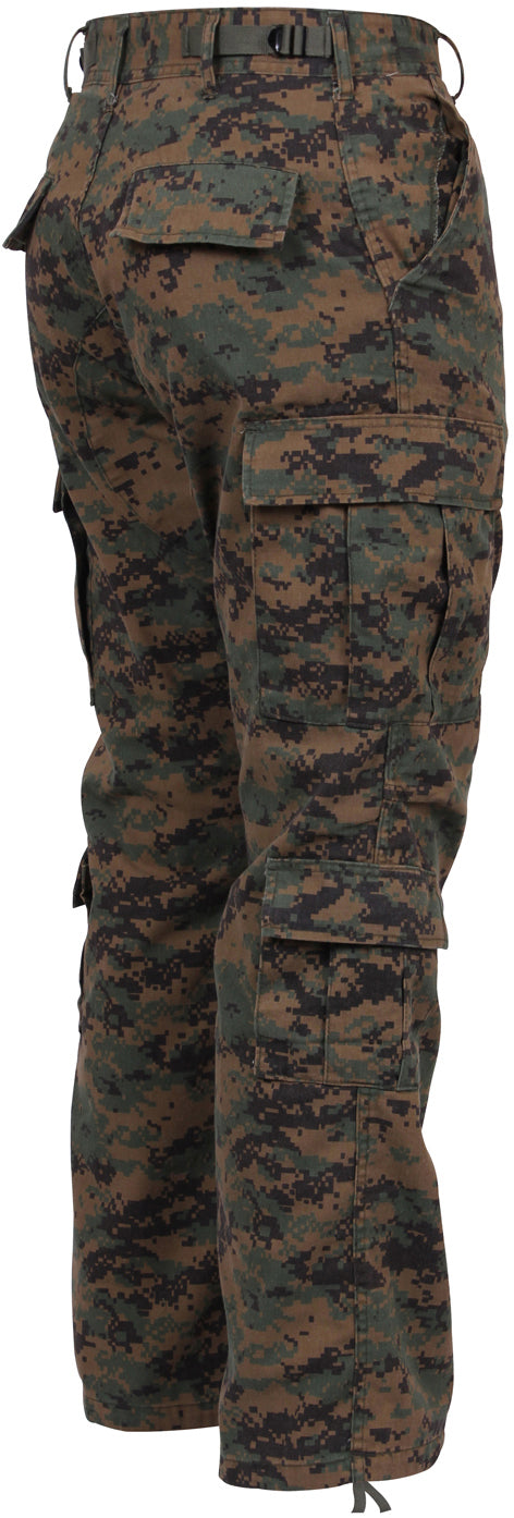 Digital Woodland Camouflage - Military Vintage Paratrooper Fatigues