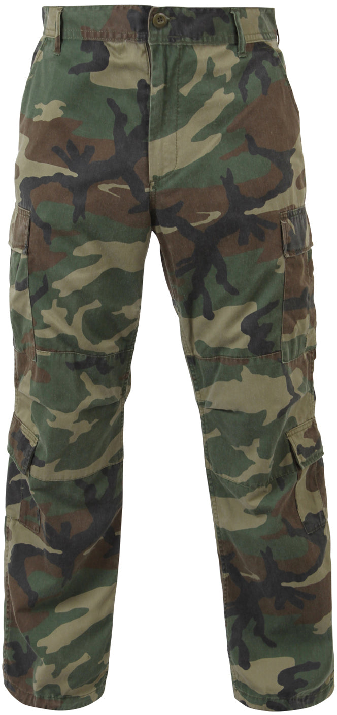 Woodland Camouflage - Military Vintage Paratrooper Fatigues
