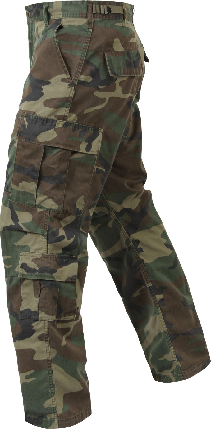 Woodland Camouflage - Military Vintage Paratrooper Fatigues