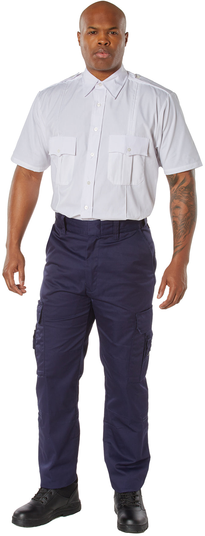 White - Official Law Enforcement Uniform Shirt Short Sleeve