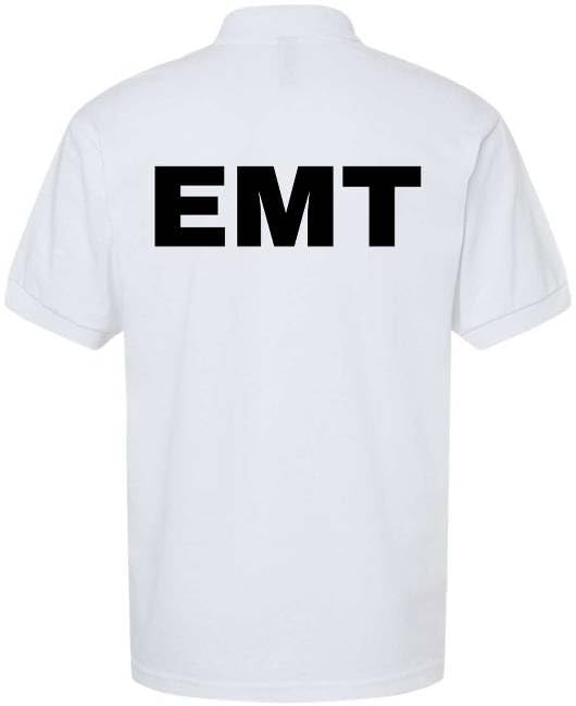 EMT Polo Shirt Emergency Medical Technician First Responder 911 Paramedic Golf Shirt