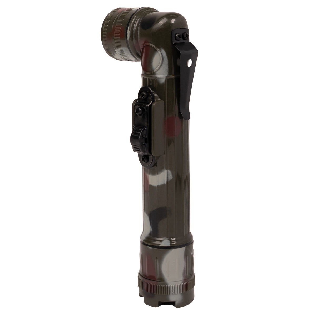 Woodland Camouflage - Army Style Mini Anglehead Flashlight Set