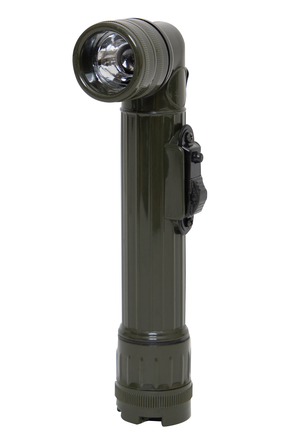 Olive Drab - Military GI Style Mini Anglehead Flashlight