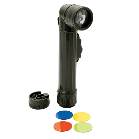 Olive Drab - Military GI Style Mini Anglehead Flashlight