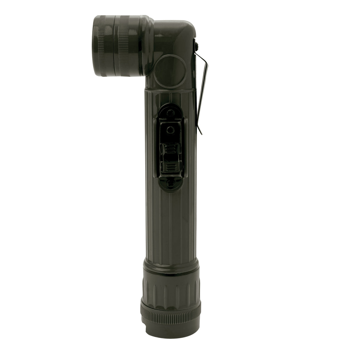 Olive Drab - Military GI Style Mini Anglehead Flashlight