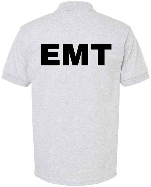 EMT Polo Shirt Emergency Medical Technician First Responder 911 Paramedic Golf Shirt