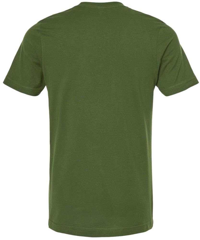 Solid Color Military Style T-Shirts | 100% Cotton Ring Spun Army Color Short Sleeve Crewneck Tee Shirts | 3 Pack