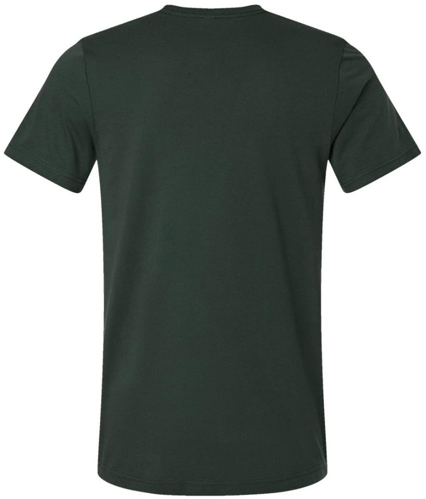 Solid Color Military Style T-Shirts | 100% Cotton Ring Spun Army Color Short Sleeve Crewneck Tee Shirts | 3 Pack