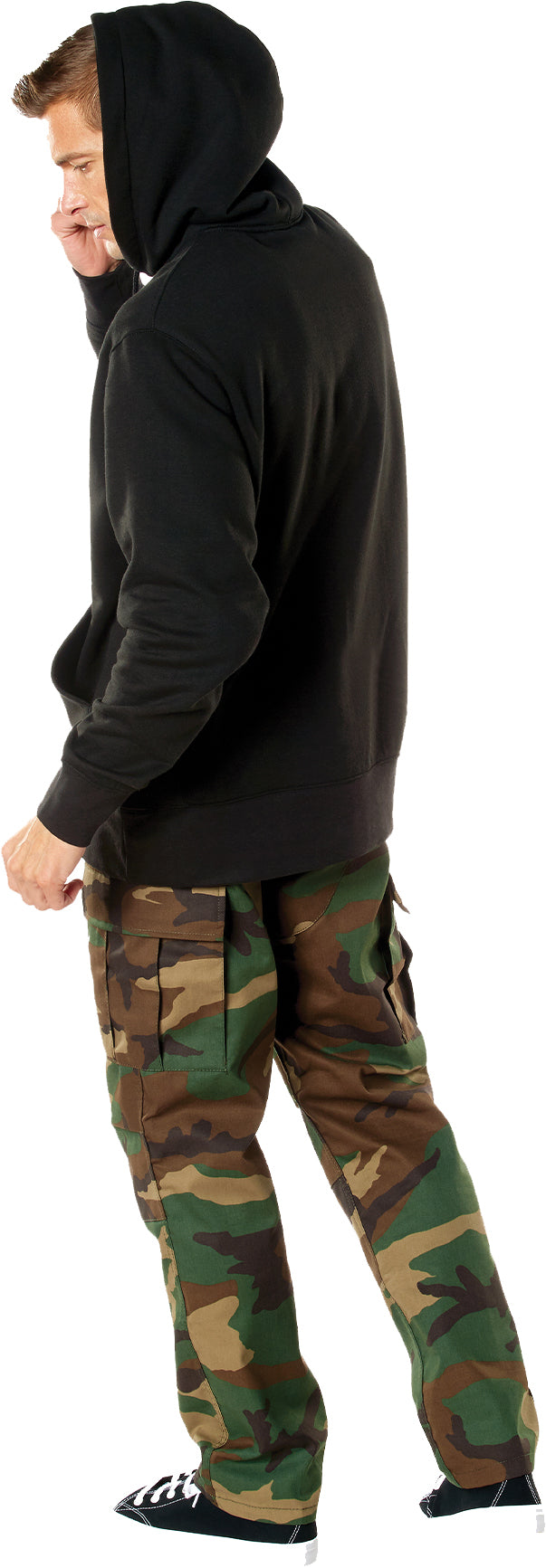 Black Every Day Pullover Hooded Sweatshirt