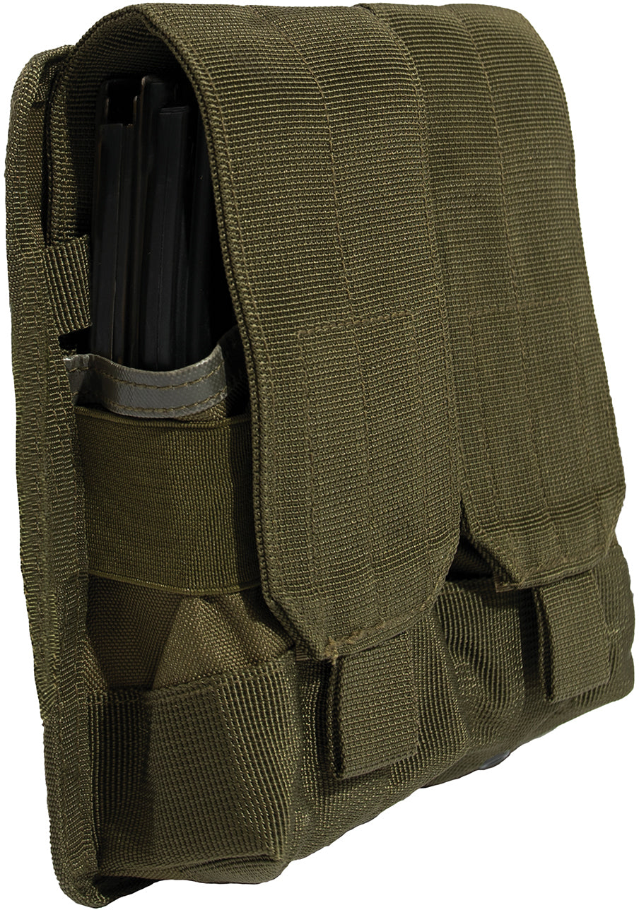 Olive Drab - Rifle Magazine Holder Military Universal MOLLE Pouch