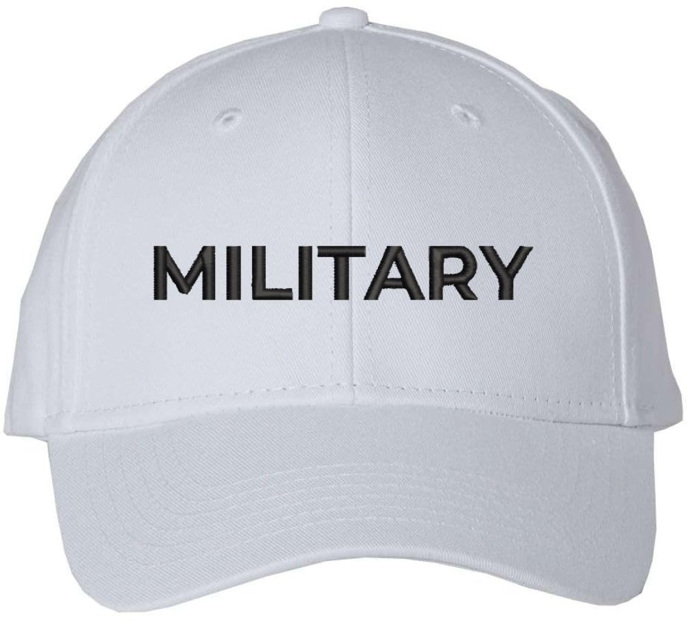 Military Embroidered Baseball Cap | Text USA Army Military Professionals United States Hat | Structured