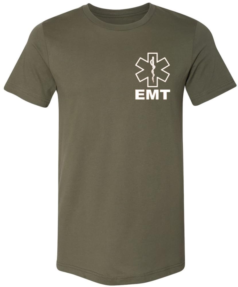 EMT T-Shirt | 100% Cotton Emergency Medical Technician 911 Paramedic Shirt | Short Sleeve Tee for Men & Women