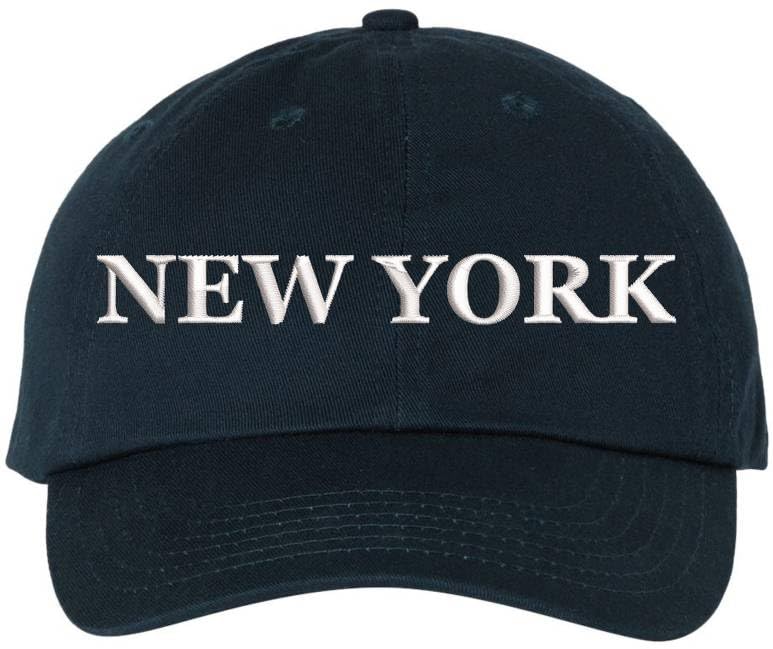 New York Embroidered Dad Hat | NYC Fashion Urban Snapback Adjustable Cap for Men & Women