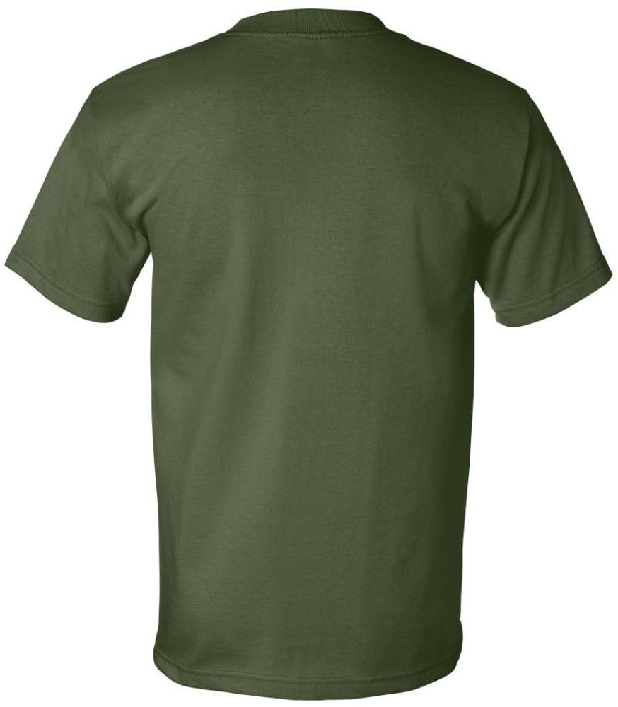 US Army Heavyweight Solid Color T-Shirts | Made in USA 100% Cotton Heavy Weight Crewneck Shirts | 3 Pack