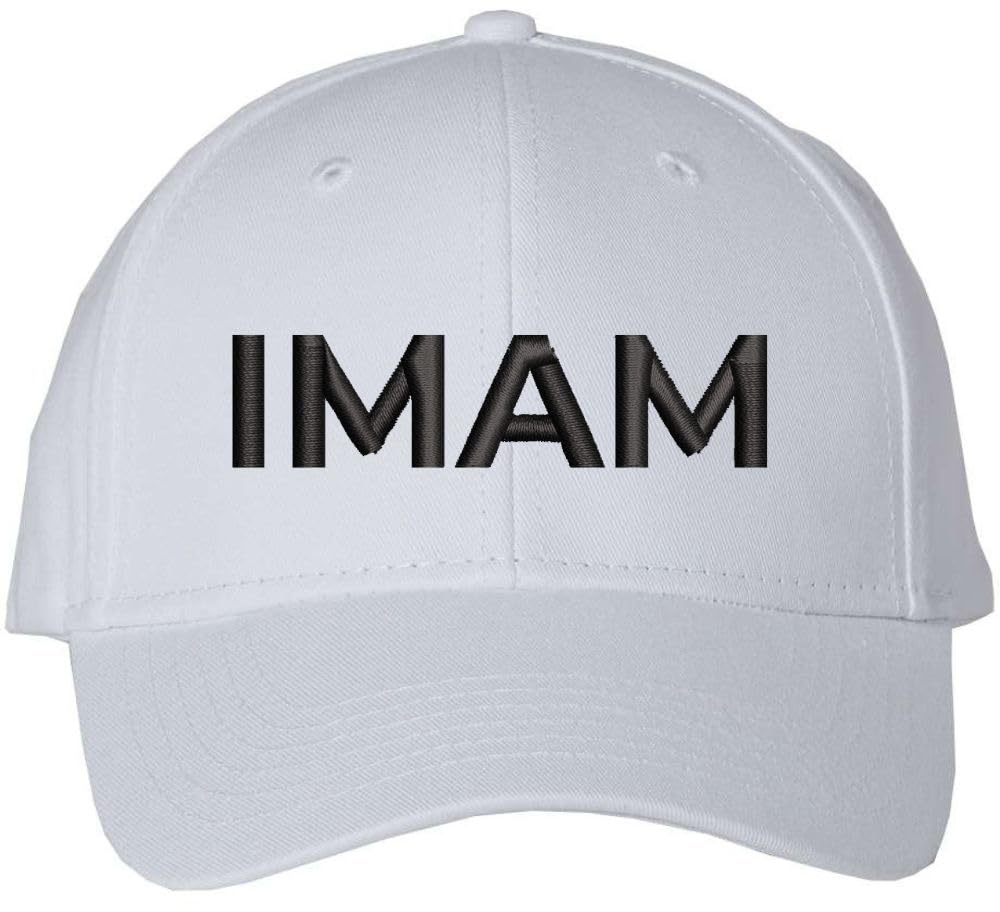 Imam Embroidered Baseball Cap | Text Sheikh Islamic Scholar Men's Hat | Structured Hat