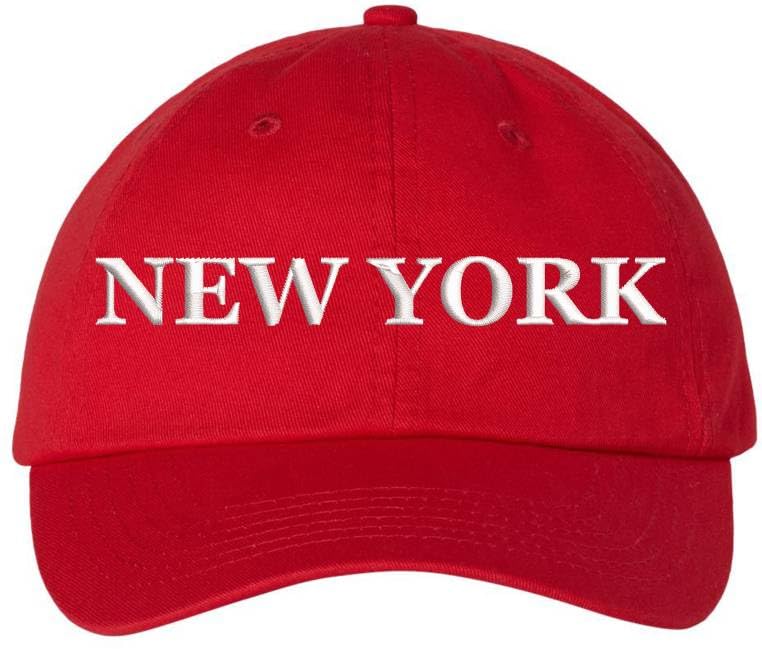 New York Embroidered Dad Hat | NYC Fashion Urban Snapback Adjustable Cap for Men & Women