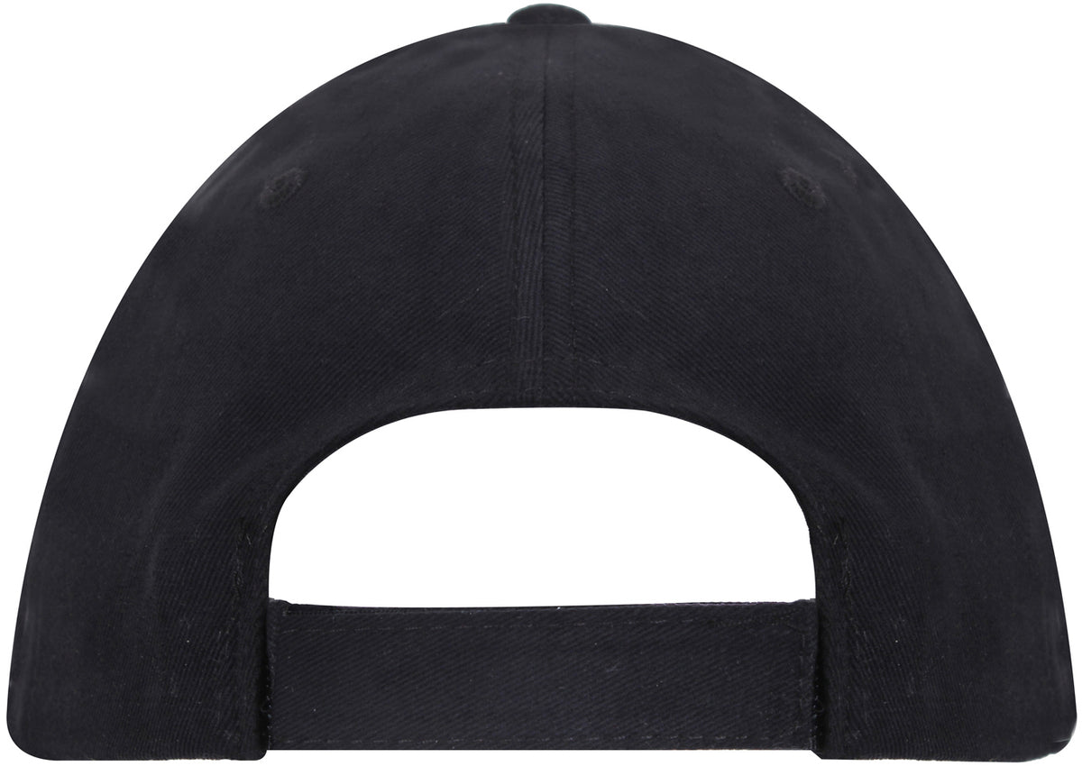 Black - USMC Adjustable Cap with Globe and Anchor Emblem