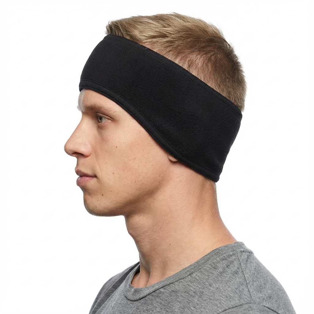 Black - Cold Weather Ear Protectors Headband