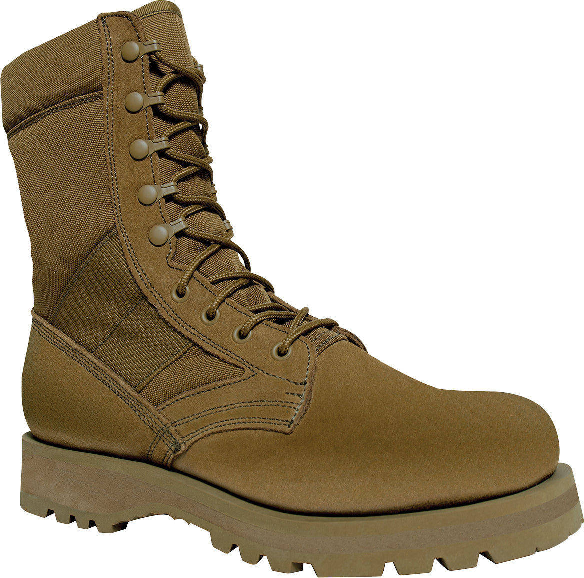 Coyote Brown G.I. Type Sierra Sole Tactical Boots - 8 Inch