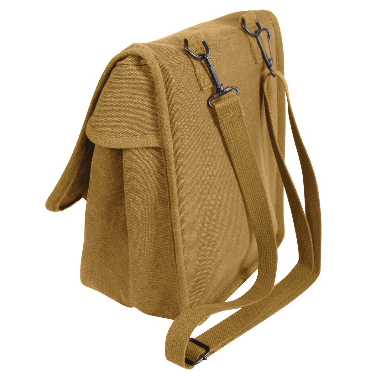 Coyote Brown - Canvas Map Case Shoulder Bag