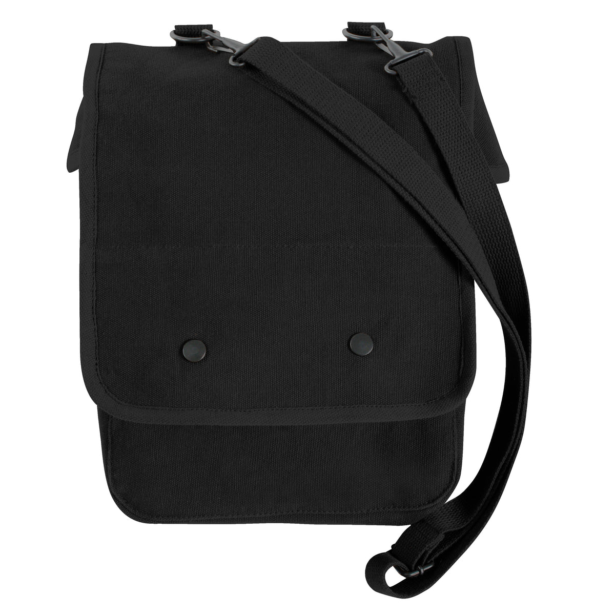 Black - Military Map Case Shoulder Bag