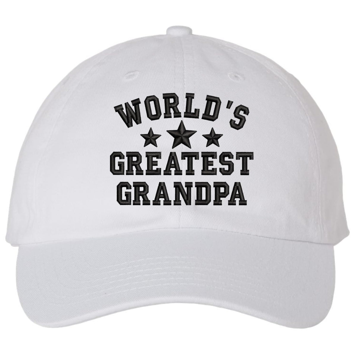 World's Greatest Grandpa Soft Cotton Dad Hat Baseball Hat for the World's Best Grandpa