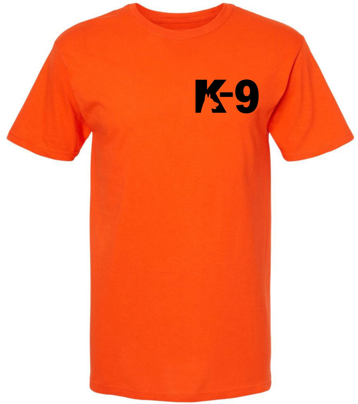 K9 Canine Bold Police Dog T-Shirt | Double Sided K-9 Law Enforcement Dogs Handler Tee Shirt
