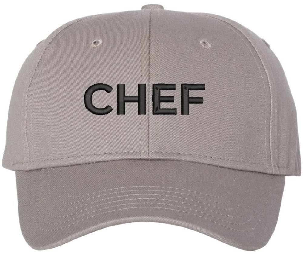 Chef Embroidered Baseball Hat | Professional Cook Head or Sous Culinary Expert Hat | Structured & Adjustable