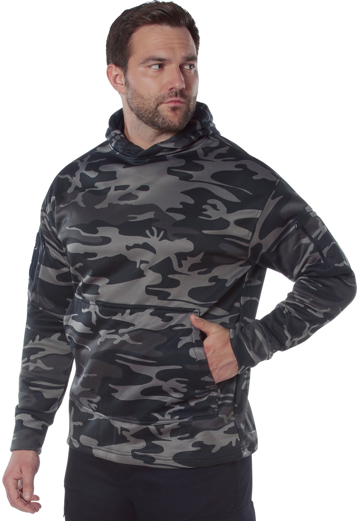 Black Camo - Tactical Concealed Carry Hoodie