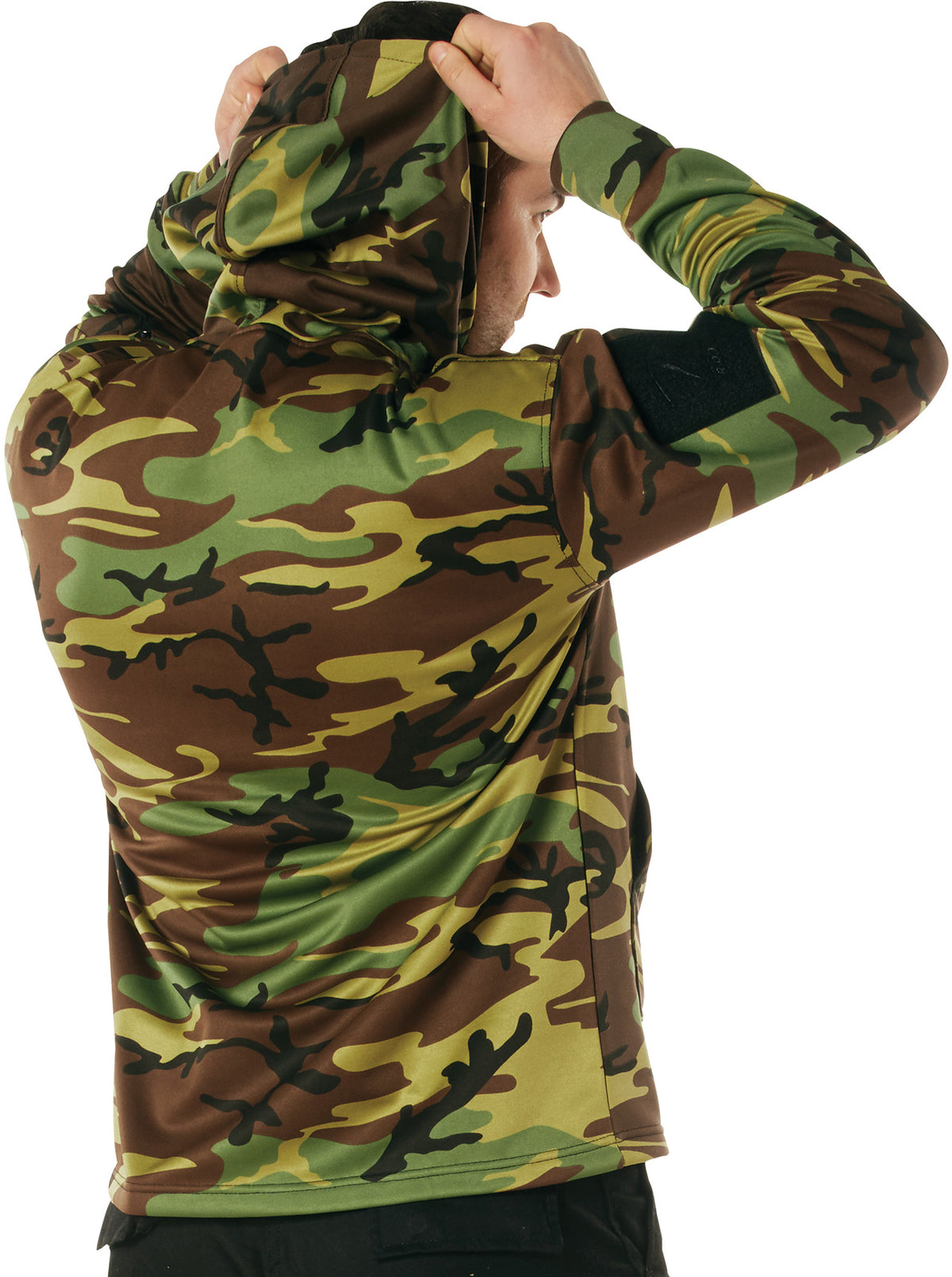 Woodland Camo Concealed Carry Hoodie