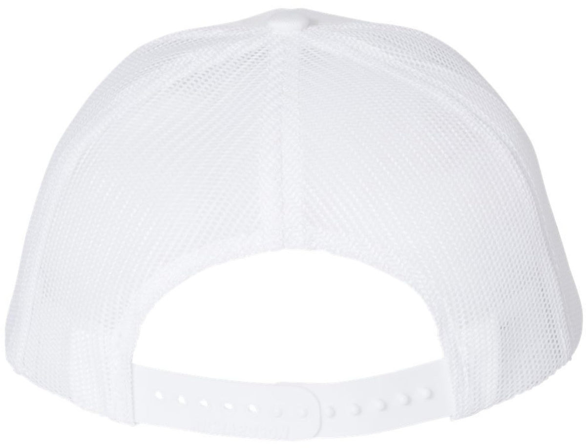 47 USA Flag Hair Top Embroidered Trucker Hat | Support President American Mesh Snapback Unisex Cap