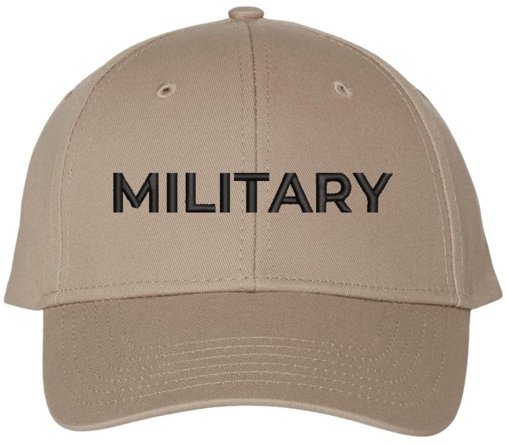 Military Embroidered Baseball Cap | Text USA Army Military Professionals United States Hat | Structured