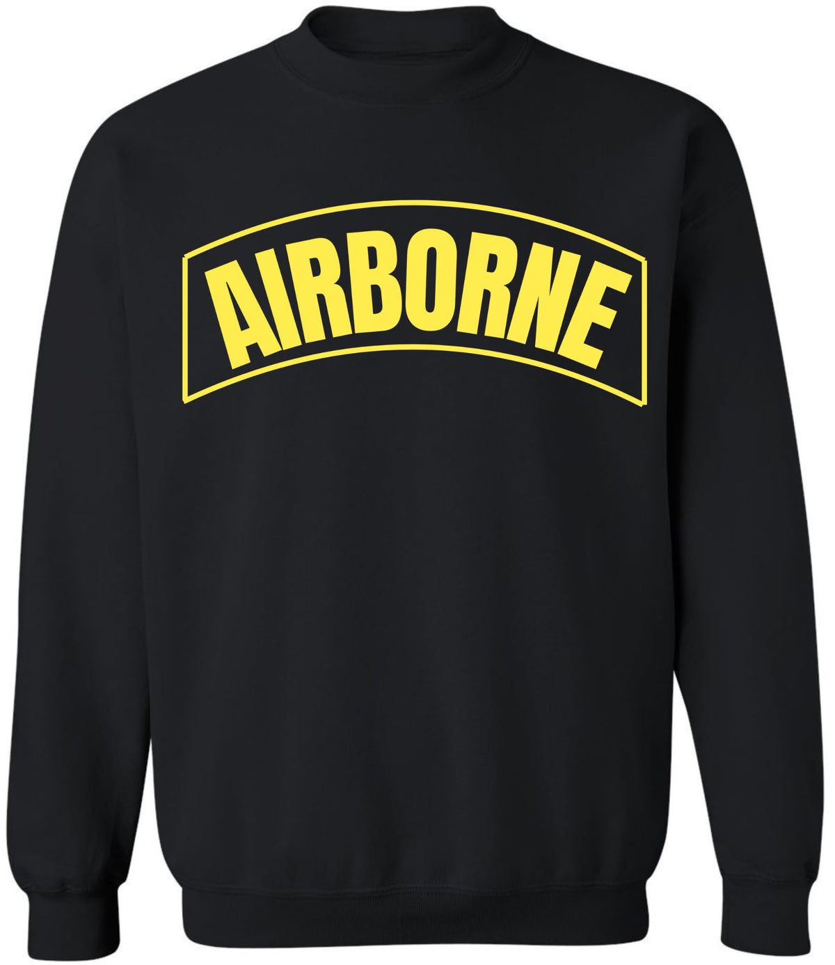 Airborne Military Crewneck Sweatshirt | U.S. Army Paratrooper Team Polycotton Crewneck Pullover