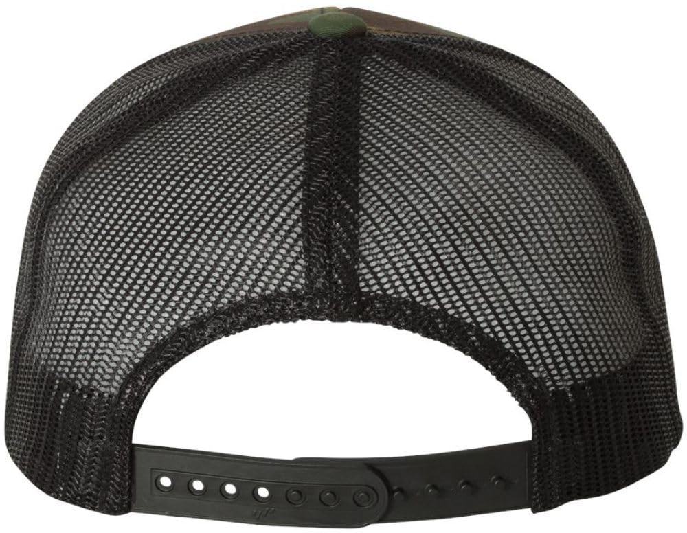 ARMY Embroidered Trucker Hat | US Army Military Text Structured Mesh Back Baseball Cap