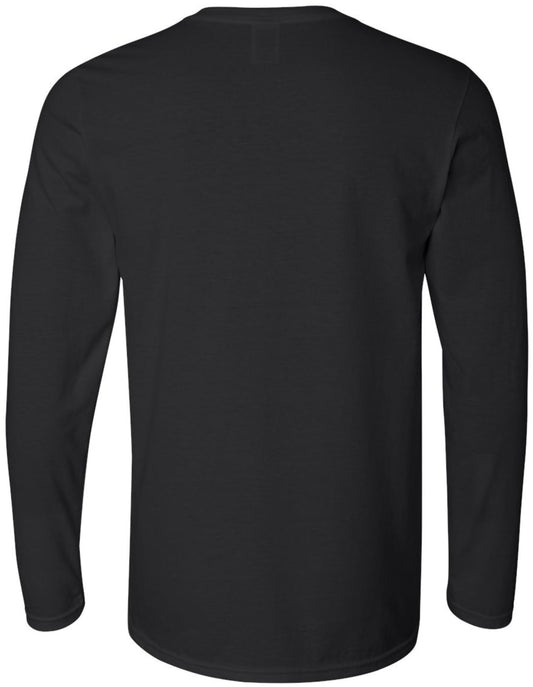SHHHH No One Cares Printed Long Sleeve T-Shirt | Sarcastic Funny Casual Slogan Crewneck Shirt for Men & Women