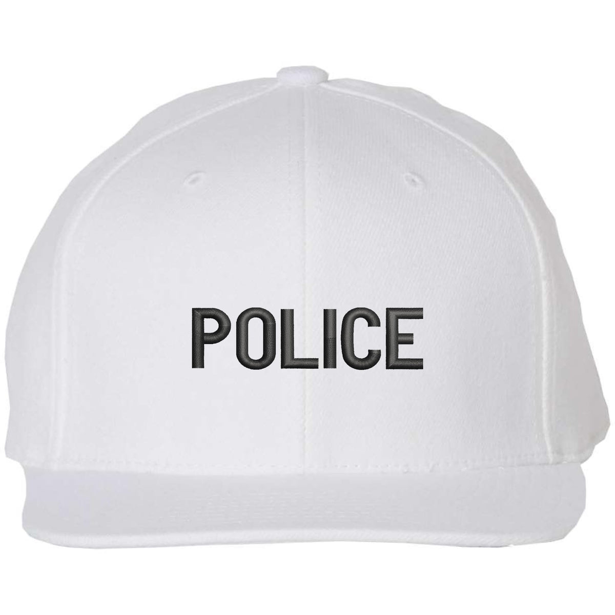 POLICE Snapback Hat – Embroidered Flat Bill Cap for Law Enforcement & Security, Adjustable, Durable Fit