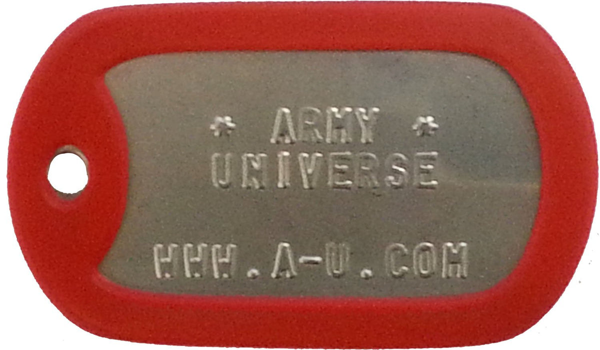 US Military Dog Tag Set - ID Matte Metal ID Dog Tags Necklace Complete Set with 2 Chains and 2 Silencers