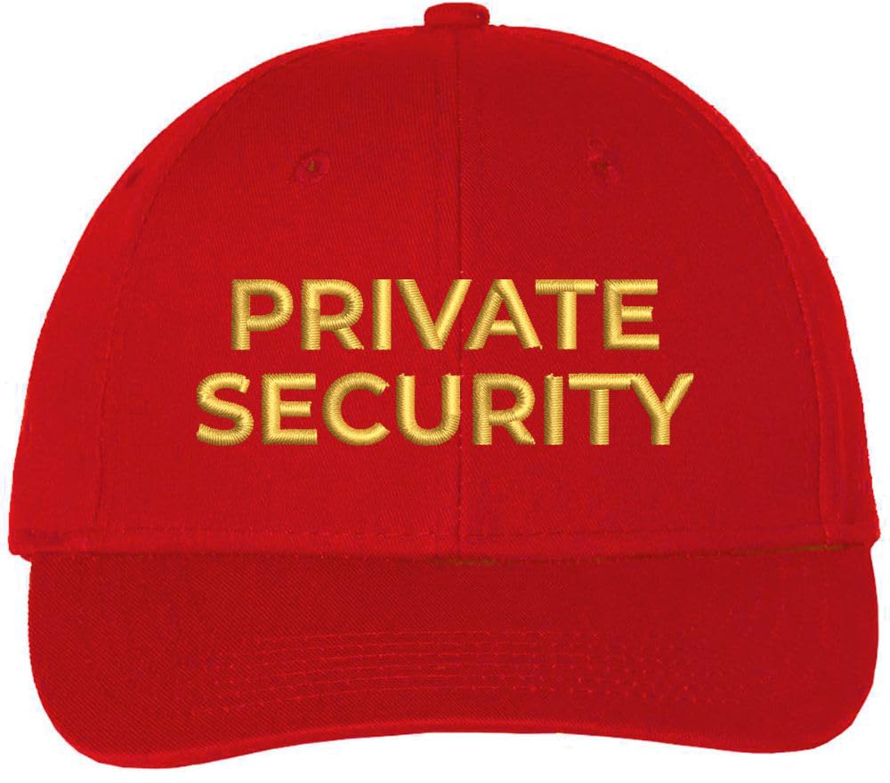 Private Security Embroidered Baseball Cap Guard Officer Detective Personal Protection Work Hat