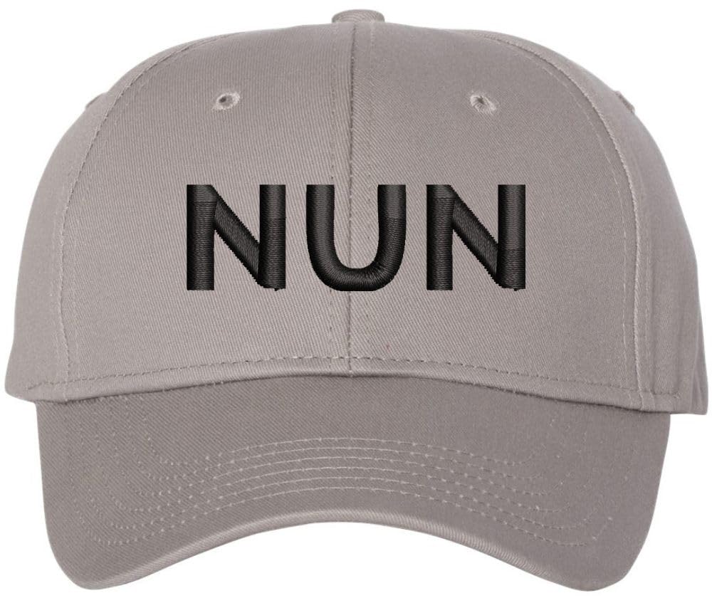 Nun Embroidered Baseball Cap | Sister Holy Women Text Church Christian Structured Hat