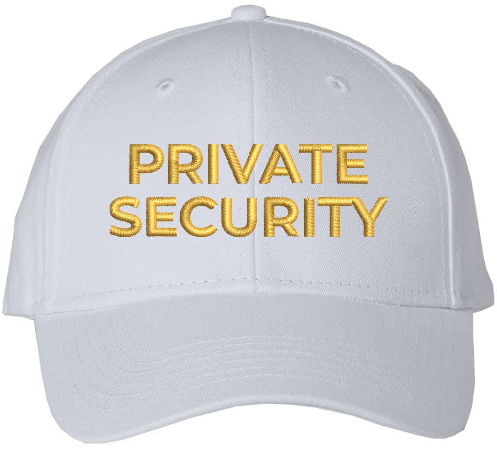 Private Security Embroidered Baseball Cap Guard Officer Detective Personal Protection Work Hat