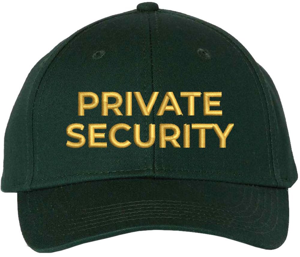 Private Security Embroidered Baseball Cap Guard Officer Detective Personal Protection Work Hat