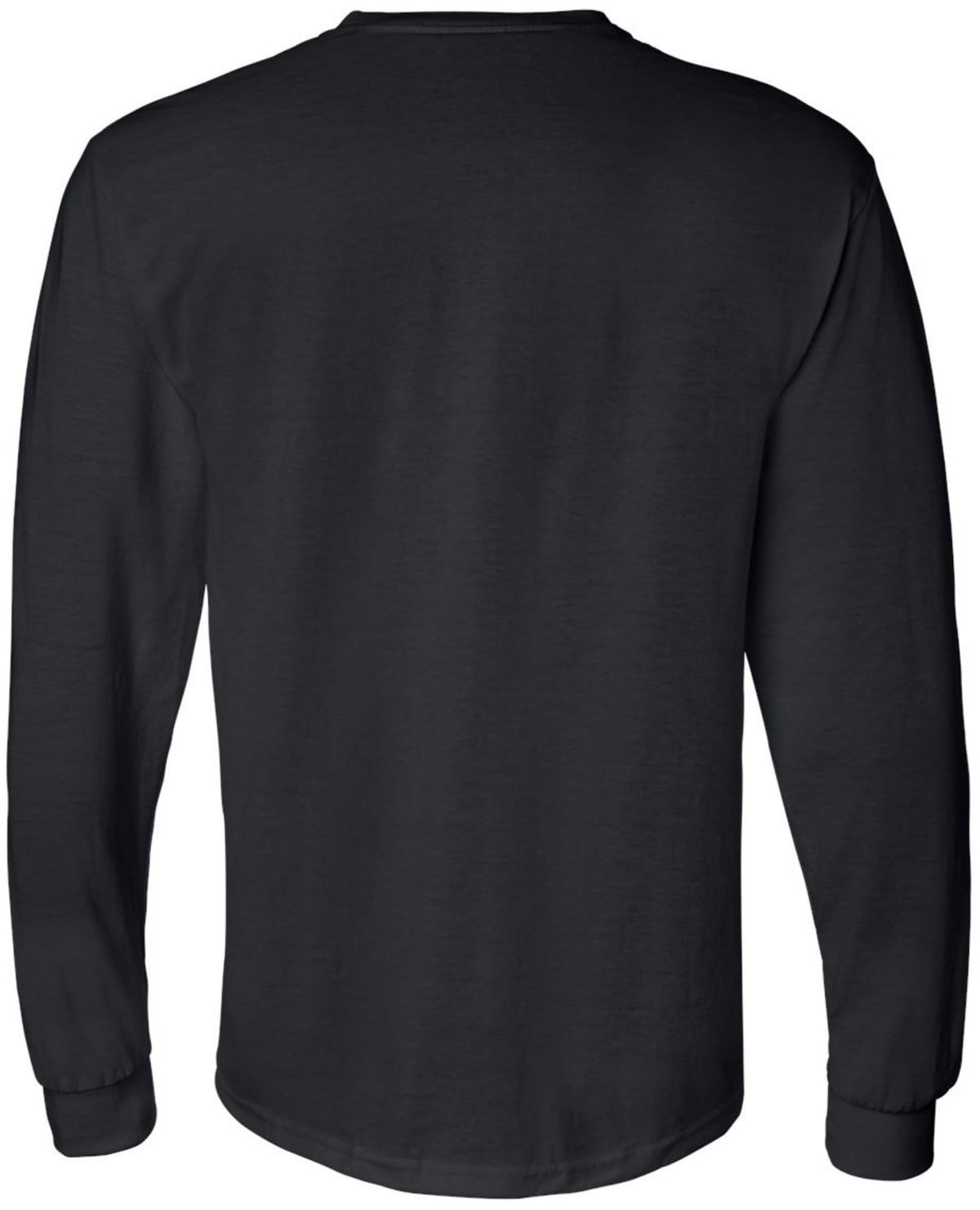 Black USA Flag Thin Line Long Sleeve T-Shirt Patriotic American Support First Responders Tee