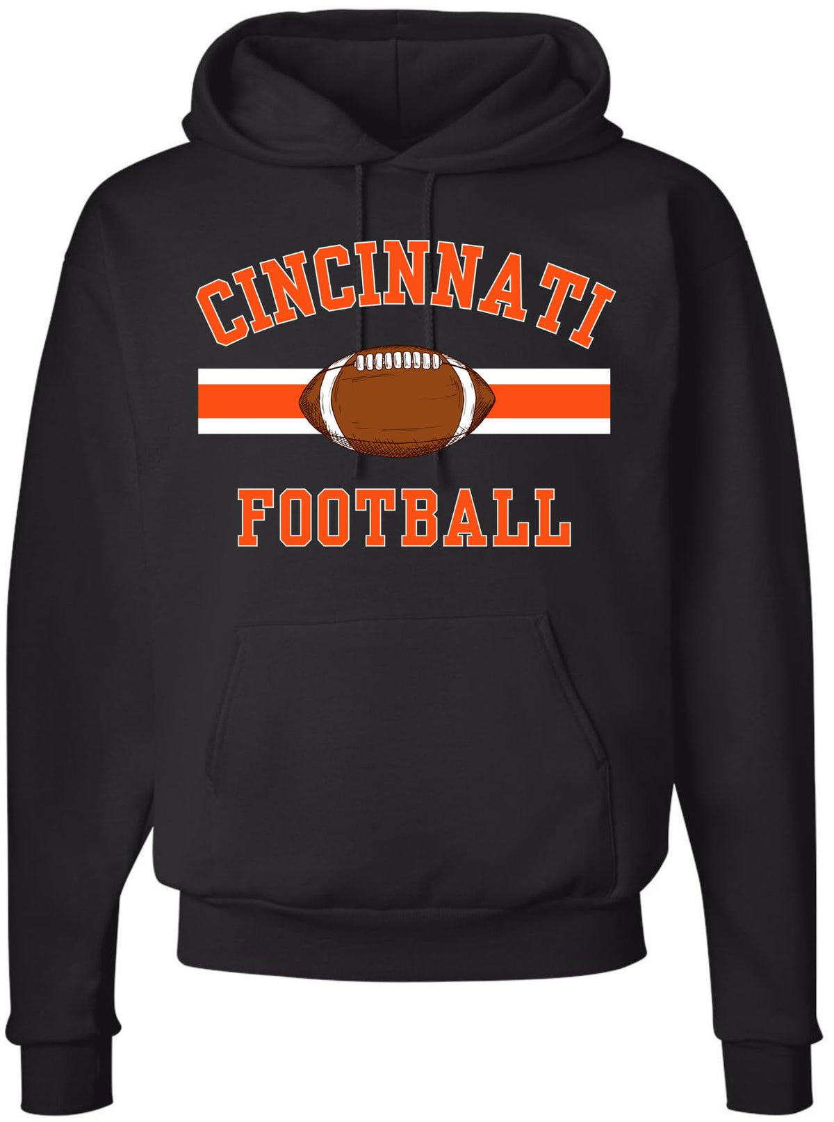 National Football US City League Teams Hooded Sweatshirt | USA Sports Fan Gameday Watching Stadium Hoodie