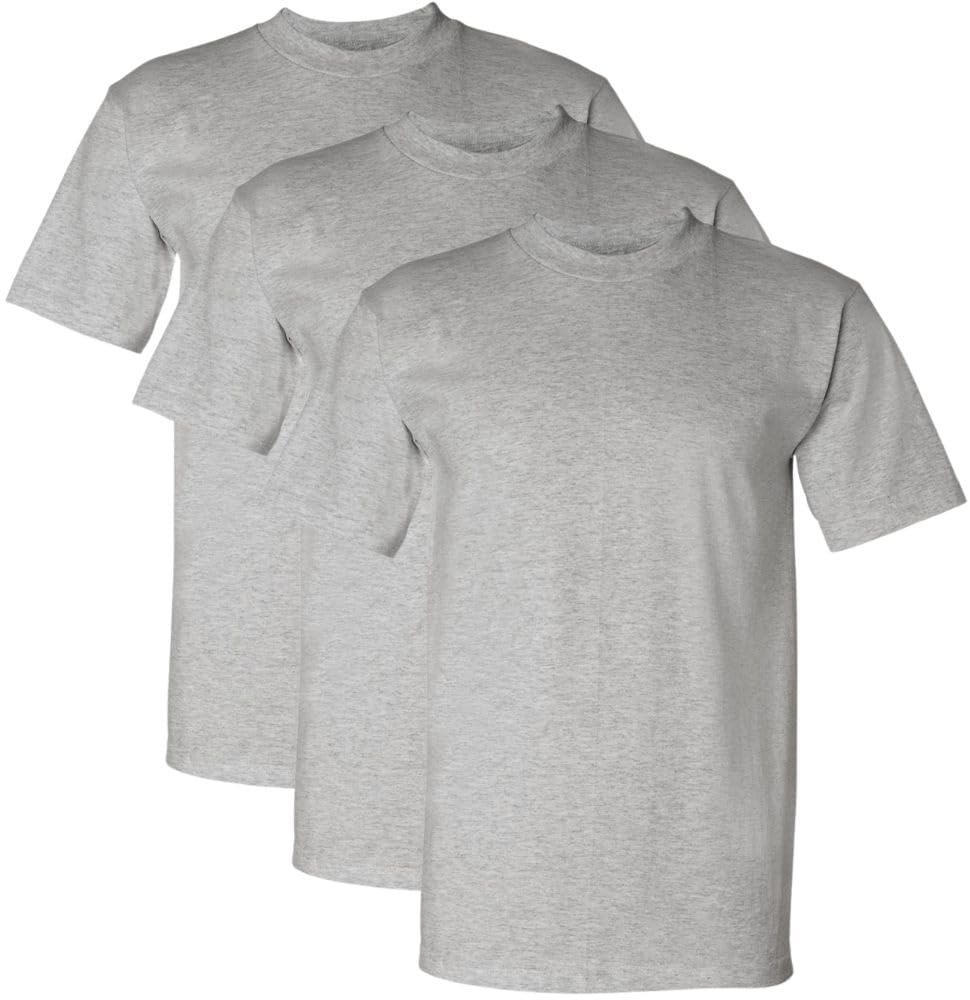 US Army Heavyweight Solid Color T-Shirts | Made in USA 100% Cotton Heavy Weight Crewneck Shirts | 3 Pack